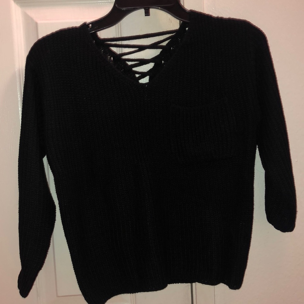 SHEIN black sweater